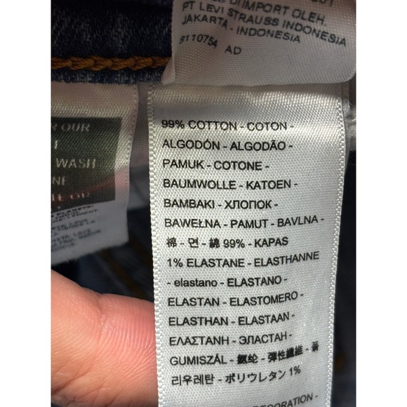 Levi's‎ Premium Big E Wedgie Straight Jeans Women's 25X28 Medium Wash Button Fly - Picture 7 of 16